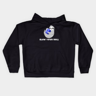 Slow Your Roll, Dungeons & Dragons Sloth Kids Hoodie